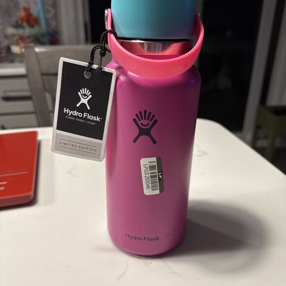 NWT HydroFlask Hydro 32 Oz Polar Plunge Wide Flex Straw Cap - Picture 1 of 11